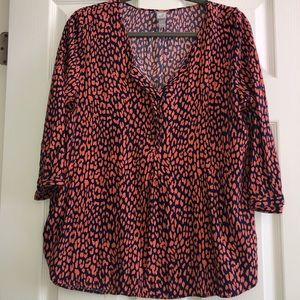 JCP blouse size large